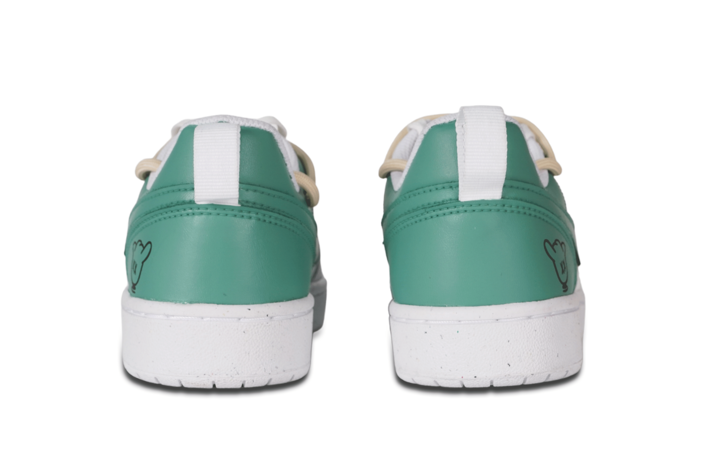 Purchase (W) [Sepatu Custom] Nike Court Borough 'Putih-Hijau Deconstructed' DV5456-106(Team86-xx)