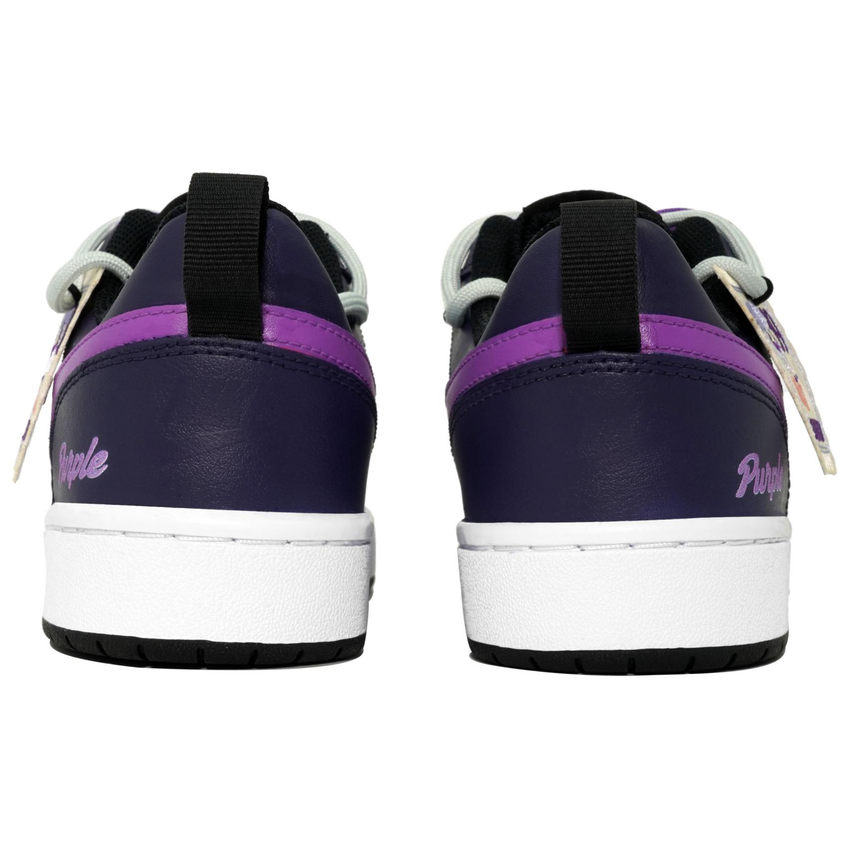 Purchase 【定製球鞋】Nike Court Borough 萬花弄 三色堇 花朵 潮流 休閒 舒適 時尚 百搭 防滑輕便 低幫 板鞋 女款 白紫