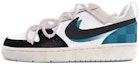 Buy 【定製球鞋】 Nike Court Borough Low2 復古手繪 解構鞋帶 低筒 板鞋 女款 黑藍