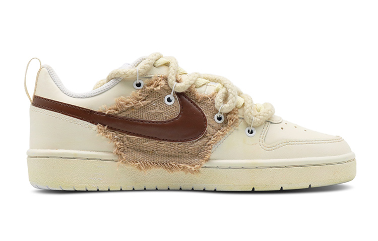 Order (W) [定制鞋款] 耐克 Court Borough Low 2 '波西米亚追梦者' BQ5448-100(Team8-女款波西米亚米棕)