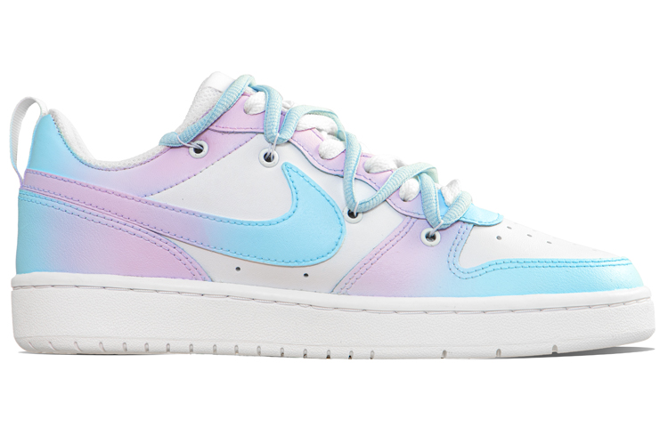Lookbook (W) 나이키 코트 보로우 로2 '블루핑크 그라데이션 별' BQ5448-100(Team127-)