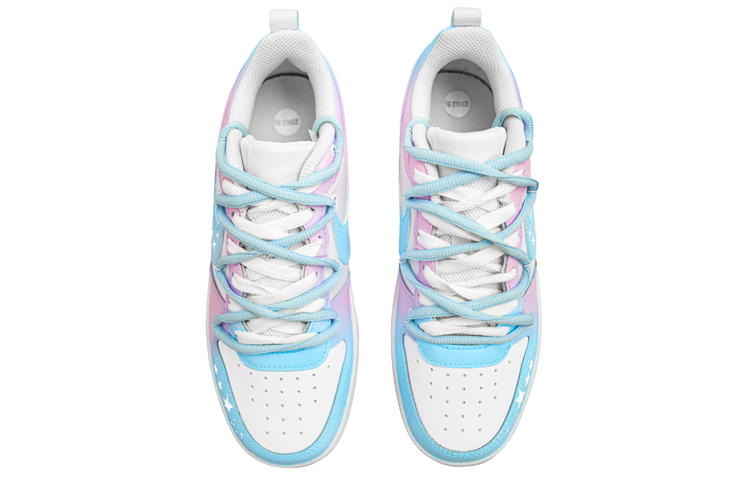 Purchase (W) 나이키 코트 보로우 로2 '블루핑크 그라데이션 별' BQ5448-100(Team127-)