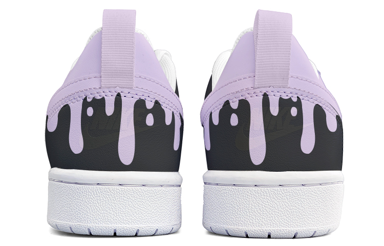 Purchase (W) Zapatillas Nike Court Borough Low 2 'Negro Púrpura Relámpago' BQ5448-100(Team13-黑紫闪电)