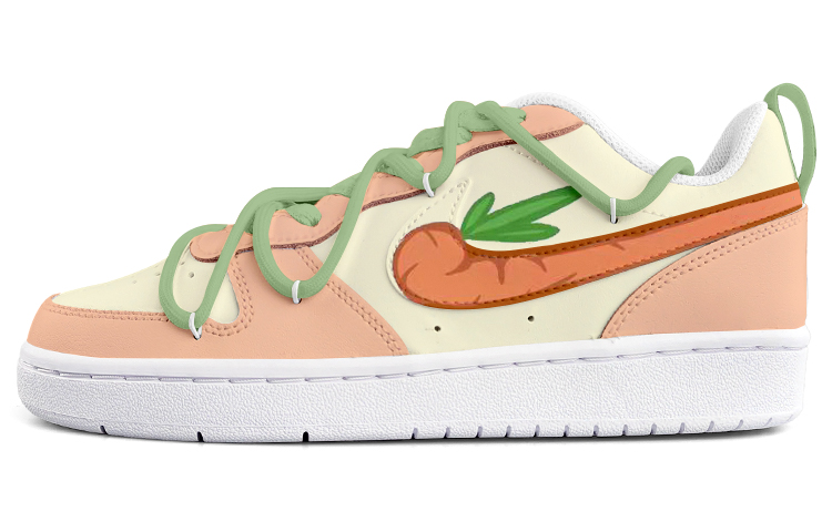 Buy (W) [定制鞋款] 耐克Court Borough Low 2 '胡萝卜橙' BQ5448-100(Team13-胡萝卜)