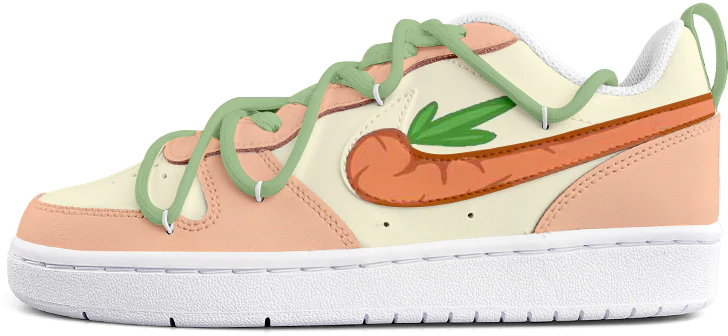 custom-shoes-women-nike-court-borough-low-2-carrot-orange