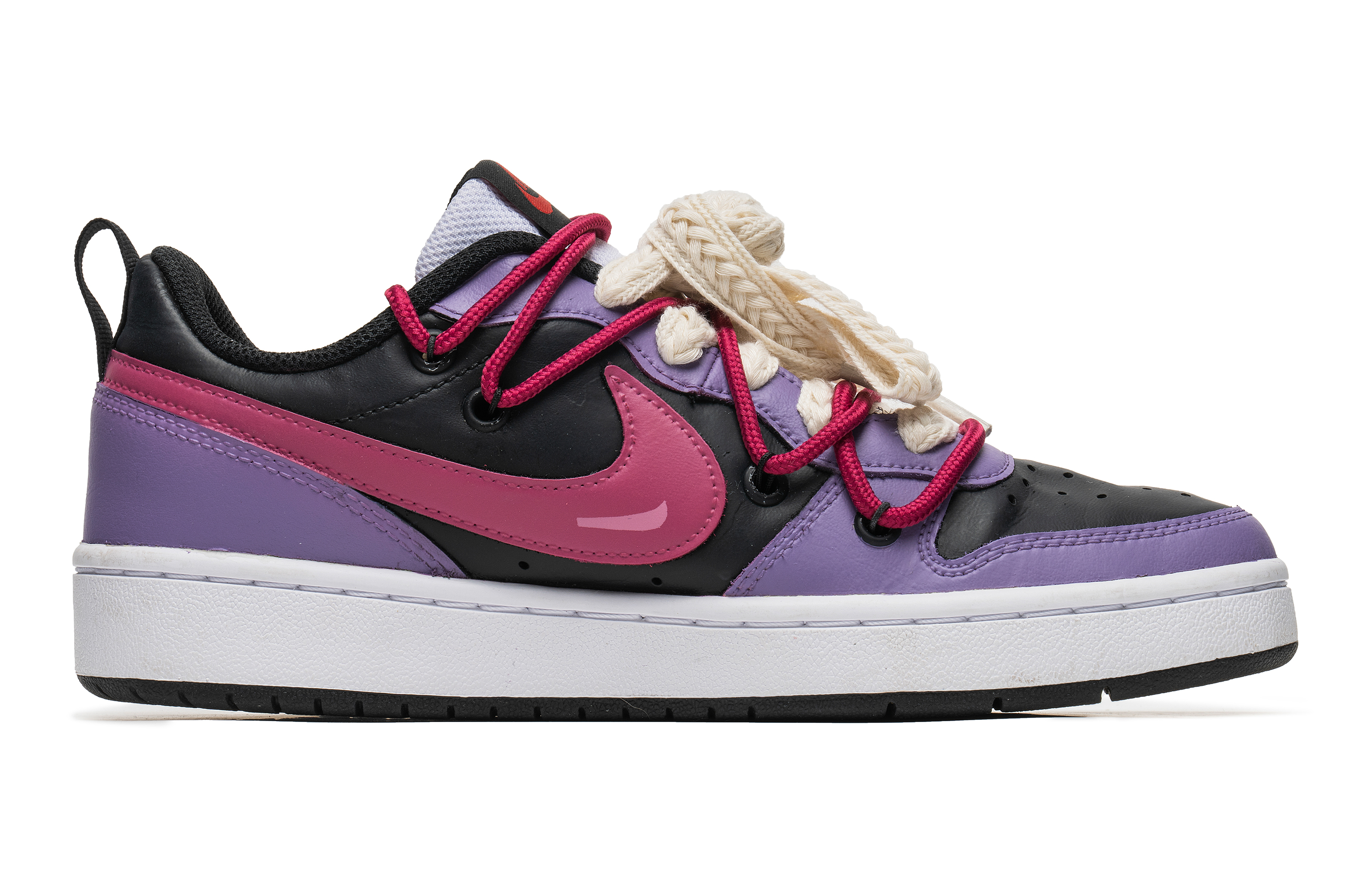 Buy [Custom Shoes] (Women) Nike Court Borough Low 2 'Cyberpunk Pink Purple'