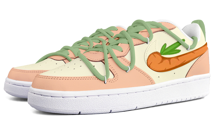 Lookbook (W) [定制鞋款] 耐克Court Borough Low 2 '胡萝卜橙' BQ5448-100(Team13-胡萝卜)