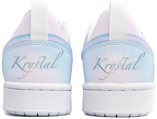 (W) 나이키 코트 보로우 로우 2 '핑크-블루 그라데이션' (커스텀) BQ5448-100(Team13-水晶) Shop (W) 나이키 코트 보로우 로우 2 '핑크-블루 그라데이션' (커스텀) BQ5448-100(Team13-水晶)