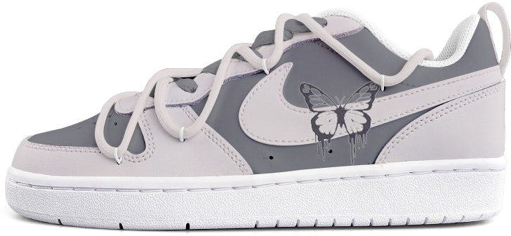 custom-shoes-women-nike-court-borough-low-2-dark-night-butterfly