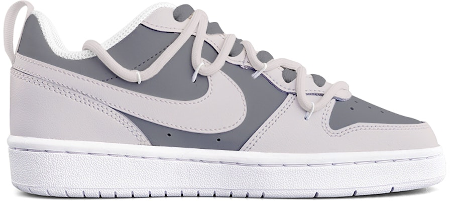 【定制球鞋】Nike Court Borough Low2 暗夜蝴蝶 灰色 簡約 復古 手繪 解構鞋帶 低筒 板鞋 女款 Order 【定制球鞋】Nike Court Borough Low2 暗夜蝴蝶 灰色 簡約 復古 手繪 解構鞋帶 低筒 板鞋 女款