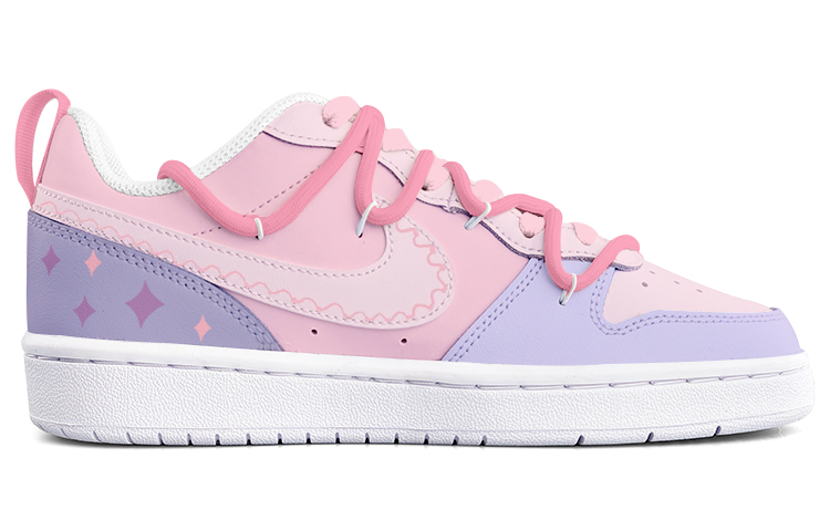 Lookbook (W) Zapatillas Nike Court Borough Low 2 'Rosa Púrpura Dulce Dopamina' BQ5448-100(Team13-多巴胺甜妹)