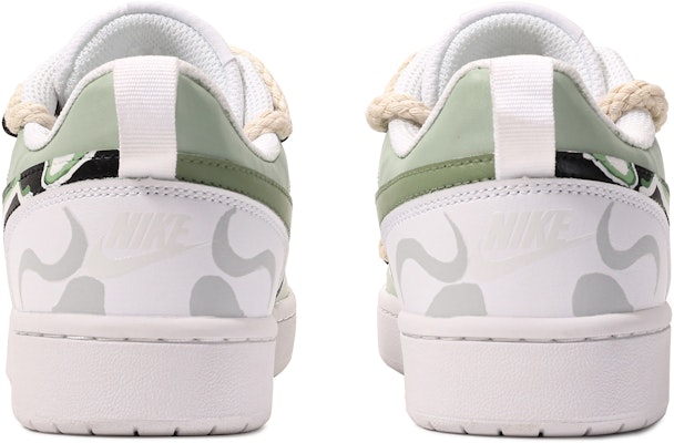 (W) 나이키 코트 보로우 로우 2 '다빈치 커스텀 그린 화이트' (77자) BQ5448-100(TeamM-女款一池绿水) Purchase (W) 나이키 코트 보로우 로우 2 '다빈치 커스텀 그린 화이트' (77자) BQ5448-100(TeamM-女款一池绿水)