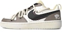 Buy 【訂製球鞋】 Nike Court Borough Low 2 荷露絲之眼 復古 手繪潑墨 解構鞋帶 低筒 板鞋 女款 棕白