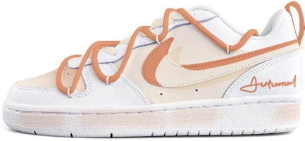 (W) 【定制鞋款】耐克Court Borough Low 2 '秋季橘' BQ5448-100(Team13-秋天) Buy (W) 【定制鞋款】耐克Court Borough Low 2 '秋季橘' BQ5448-100(Team13-秋天)