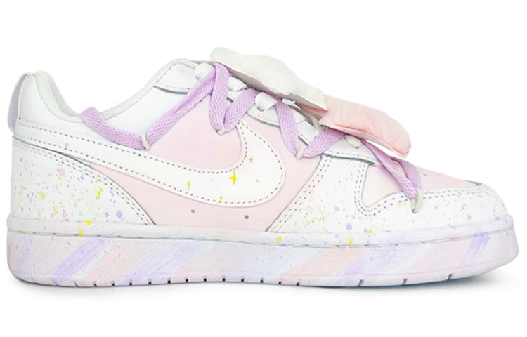 Order (W) ナイキ コート バーロウ Low 2 "ふわふわスター/スイートラベンダー" BQ5448-100-458548