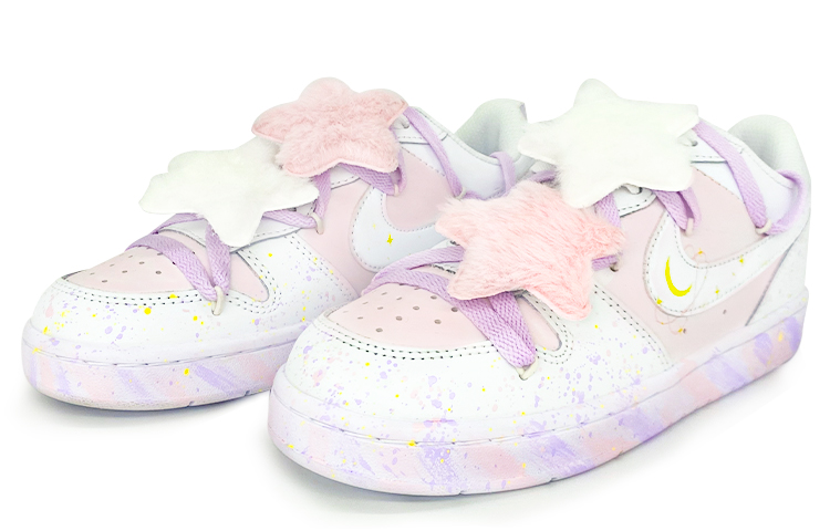 Lookbook (W) ナイキ コート バーロウ Low 2 "ふわふわスター/スイートラベンダー" BQ5448-100-458548