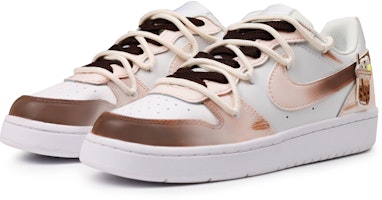 【訂製球鞋】Nike Court Borough Low 2 手繪塗鴉 漸變奶茶 復古 甜美百搭 低筒 板鞋 女款 白棕 Lookbook 【訂製球鞋】Nike Court Borough Low 2 手繪塗鴉 漸變奶茶 復古 甜美百搭 低筒 板鞋 女款 白棕