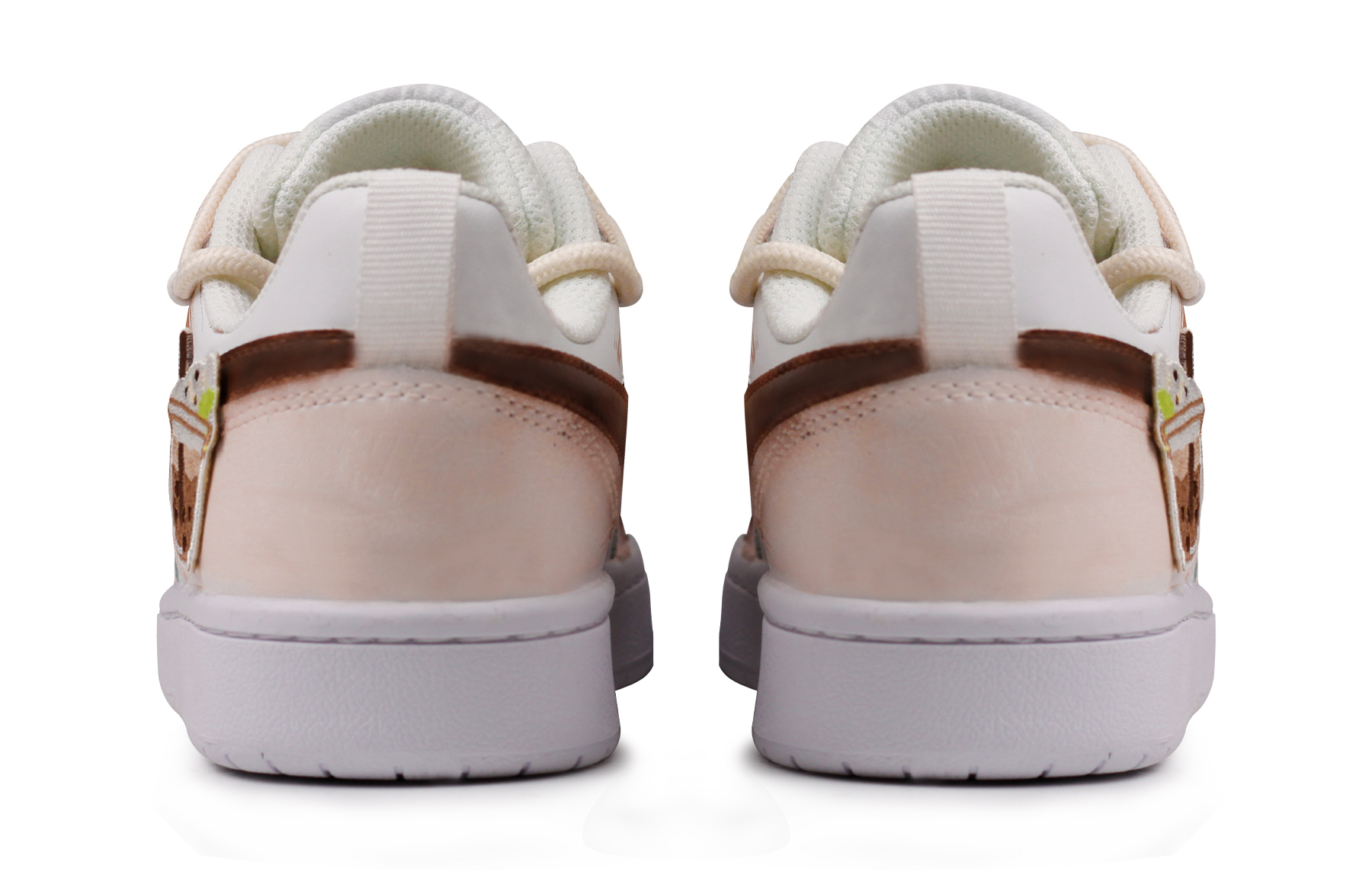 Shop [Custom Shoes] (Women) Nike Court Borough Low 2 'Gradient Milk Tea'