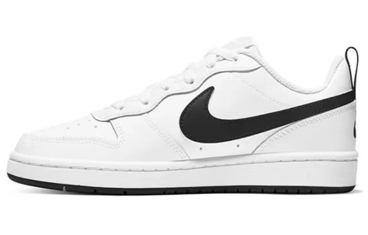 Sizing (W) [定制鞋] 耐克Court Borough Low 2 "涂鸦黑白" BQ5448-104(TeamThree-女款心之所向黑白)