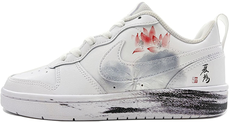 (W) 나이키 코트 보로우 로우 2 '수묵화 연꽃' (Nike Court Borough Low 2 'Sumukwha Yeonkkot') BQ5448-100(Team113-夏荷) Buy (W) 나이키 코트 보로우 로우 2 '수묵화 연꽃' (Nike Court Borough Low 2 'Sumukwha Yeonkkot') BQ5448-100(Team113-夏荷)