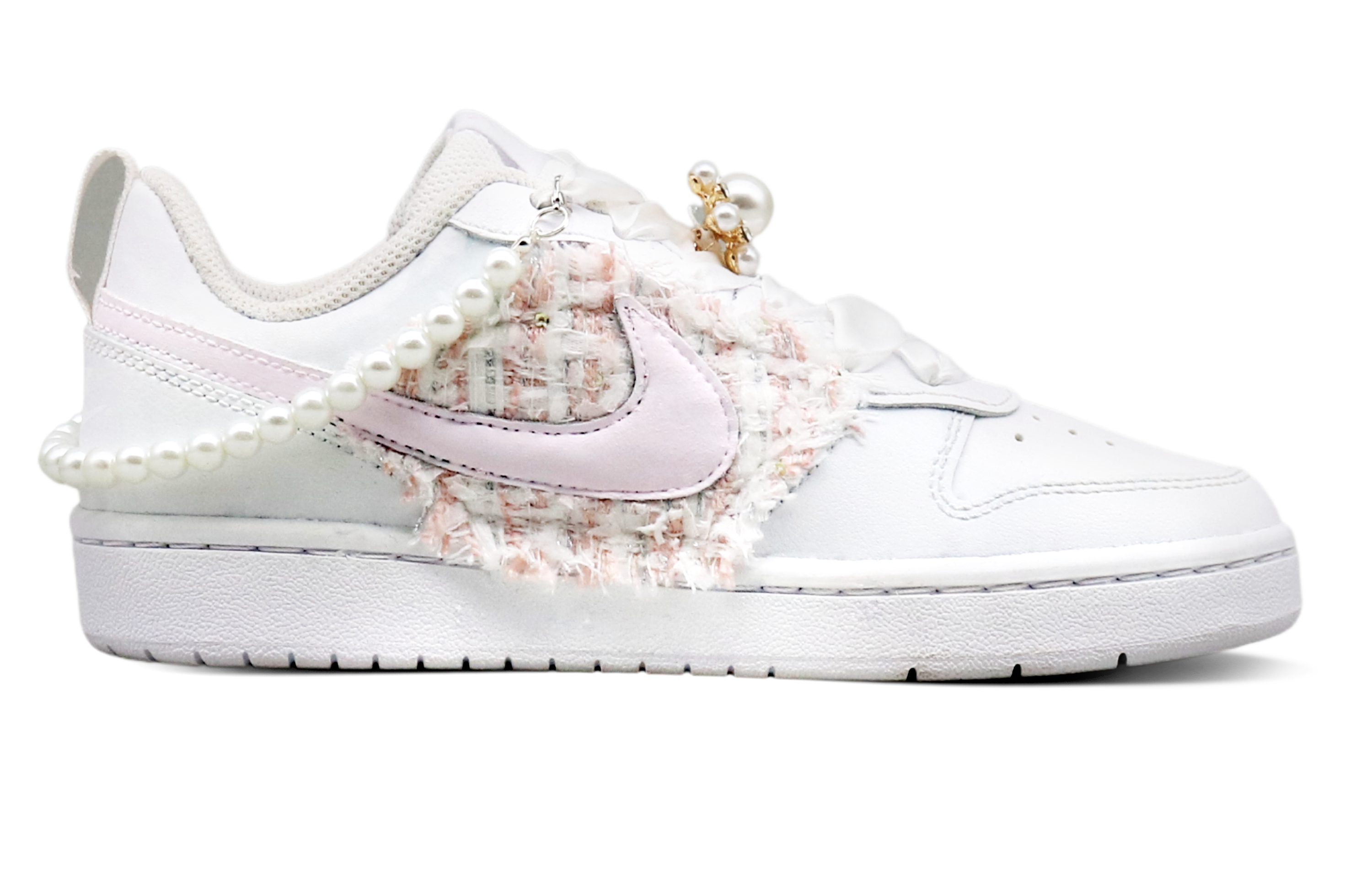 Order (W) 나이키 코트 버러우 로우 2 '럭셔리 파우더' BQ5448-100(Team8-女款轻奢粉黛淡粉）