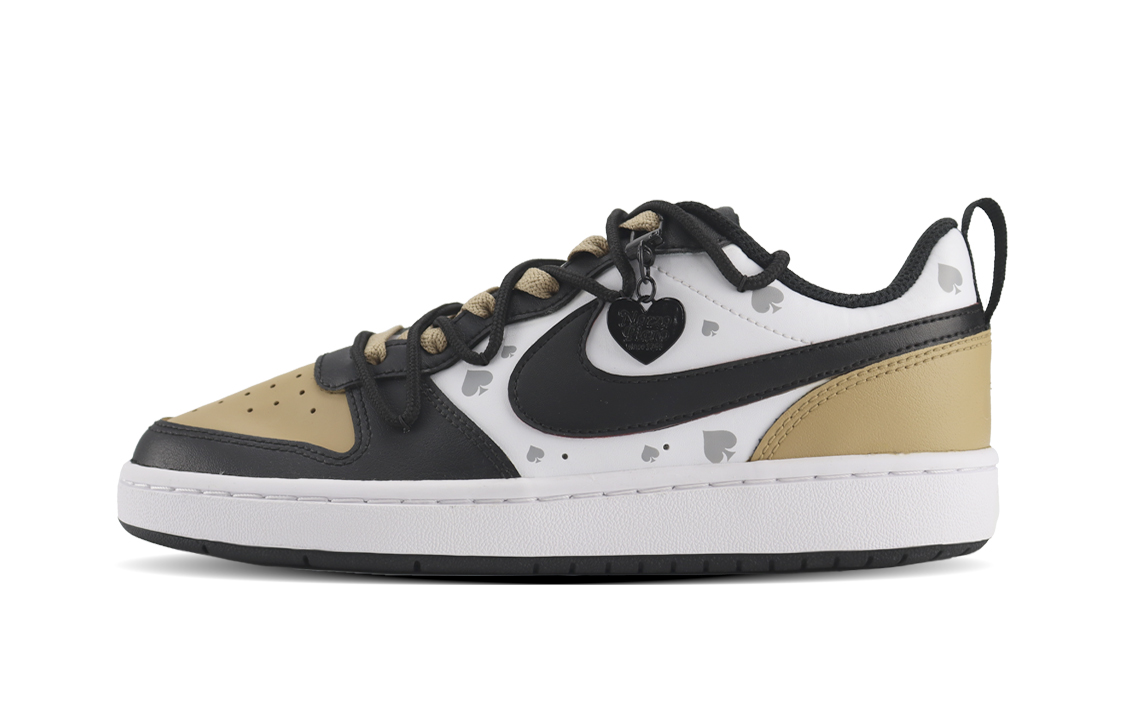 Buy (W) [Zapatos Personalizados] Nike Court Borough Low 2 'Melado Retro Negro Marrón' BQ5448-110-484921