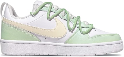 (W) 【カスタムシューズ】(女性用) ナイキ コートボロ リー2 '抹茶ココナッツ' BQ5448-100(Team49-抹茶椰椰) Order (W) 【カスタムシューズ】(女性用) ナイキ コートボロ リー2 '抹茶ココナッツ' BQ5448-100(Team49-抹茶椰椰)
