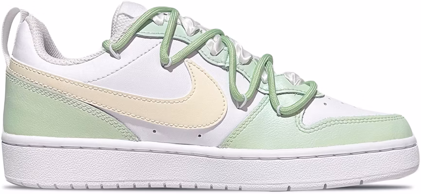 【訂製球鞋】Nike Court Borough Low 2 抹茶椰椰 低飽和 小清新 低筒 板鞋 女款 淺綠 Order 【訂製球鞋】Nike Court Borough Low 2 抹茶椰椰 低飽和 小清新 低筒 板鞋 女款 淺綠