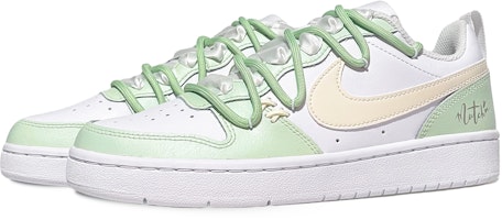 (W) 【カスタムシューズ】(女性用) ナイキ コートボロ リー2 '抹茶ココナッツ' BQ5448-100(Team49-抹茶椰椰) Lookbook (W) 【カスタムシューズ】(女性用) ナイキ コートボロ リー2 '抹茶ココナッツ' BQ5448-100(Team49-抹茶椰椰)