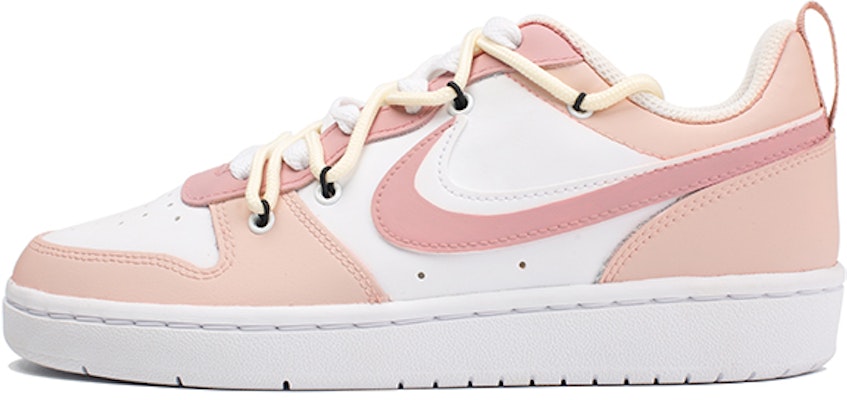 (W) 【定制鞋】耐克Court Borough Low 2 '粉色休闲' BQ5448-100-TEAM109 Buy (W) 【定制鞋】耐克Court Borough Low 2 '粉色休闲' BQ5448-100-TEAM109