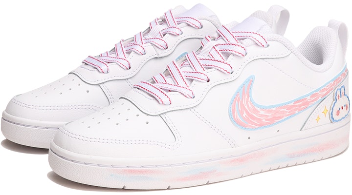 (W) 나이키 코트 버로우 로우 2 '핑크 토끼' (설날) BQ5448-100(TeamThree-女款兔年-粉白) Lookbook (W) 나이키 코트 버로우 로우 2 '핑크 토끼' (설날) BQ5448-100(TeamThree-女款兔年-粉白)