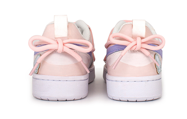 Shop (W) [カスタムシューズ] (女性用) ナイキ コート バーロウ ロー 2 'ピンクホワイトデコンストラクト' BQ5448-100(Team41-少女心情侣卡通翅膀)