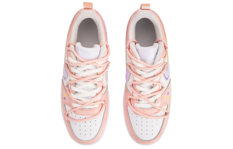 Shop (W) Zapatillas Nike Court Borough Low 2 'Rosa Púrpura Anime Deconstruido' BQ5448-100(TeamF-橘粉二次元)