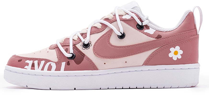(W) Zapatillas Nike Court Borough Low 2 'Retro Girl Graffiti Pink' BQ5448-100(TeamB-女款复古女孩脏粉) Buy (W) Zapatillas Nike Court Borough Low 2 'Retro Girl Graffiti Pink' BQ5448-100(TeamB-女款复古女孩脏粉)
