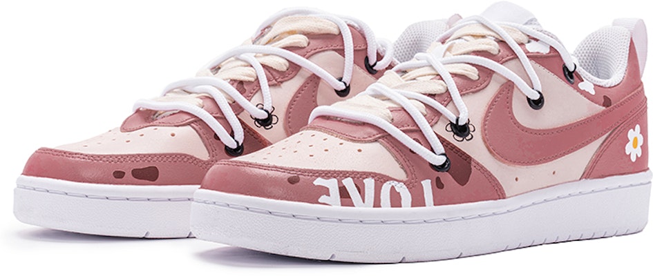 (W) Zapatillas Nike Court Borough Low 2 'Retro Girl Graffiti Pink' BQ5448-100(TeamB-女款复古女孩脏粉) Lookbook (W) Zapatillas Nike Court Borough Low 2 'Retro Girl Graffiti Pink' BQ5448-100(TeamB-女款复古女孩脏粉)