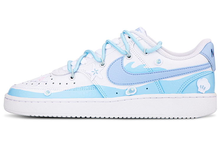 Buy (W) 나이키 코트 버로우 로우 2 '여름 바다' (화이트 블루) CD5434-115(TeamF-夏日海洋)