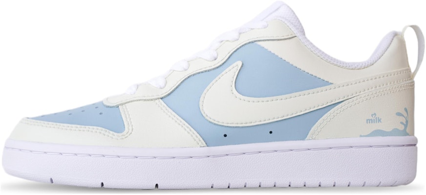 (W) 【カスタムシューズ】(女性用) ナイキ コート ボロー ロー 2 'シーソルトクリーム' BQ5448-100(Team71-小众奶油蓝) Buy (W) 【カスタムシューズ】(女性用) ナイキ コート ボロー ロー 2 'シーソルトクリーム' BQ5448-100(Team71-小众奶油蓝)