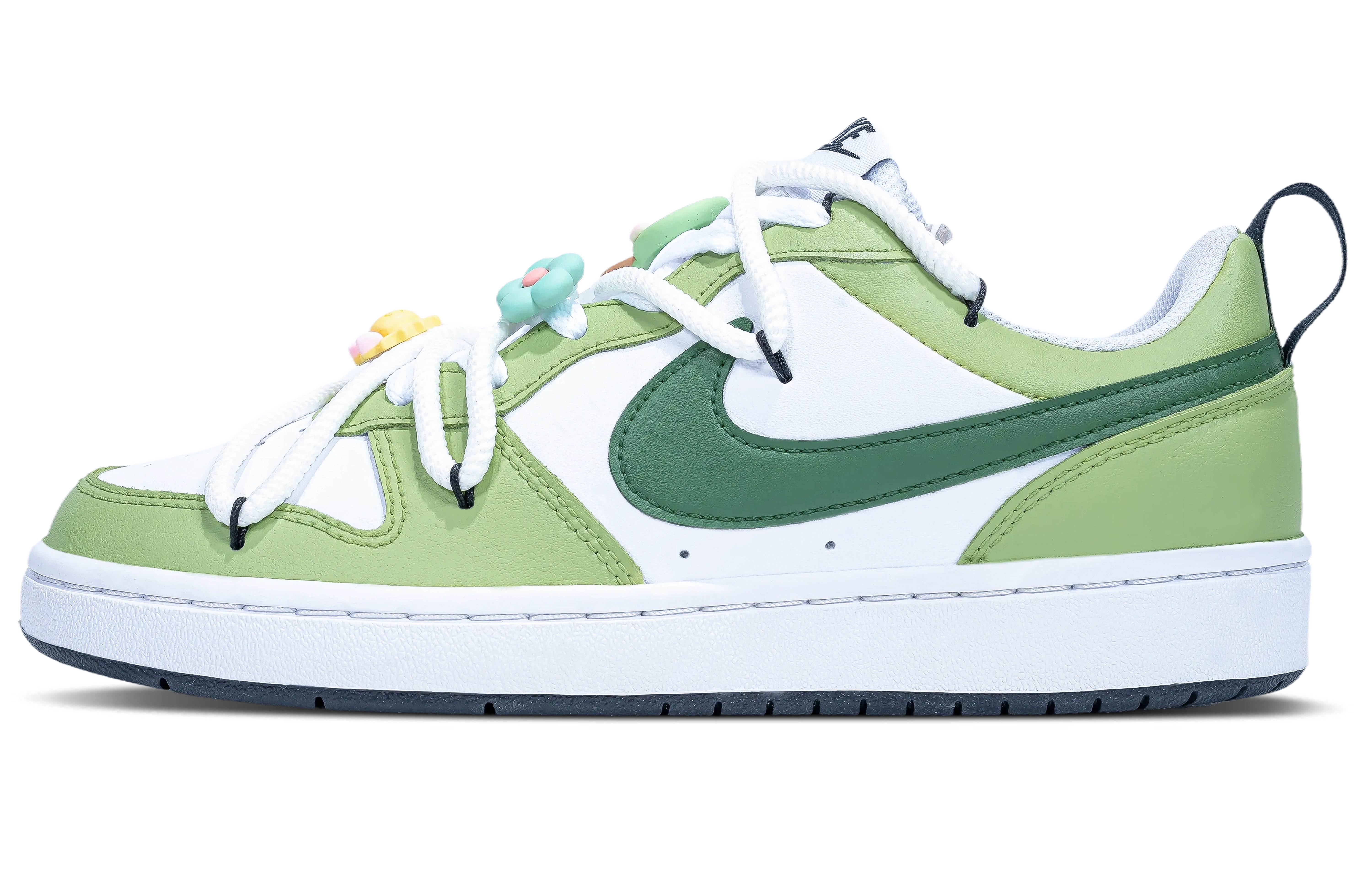 Order (W) [定制鞋] 耐克 Court Borough Low 2 '宁静森林' BQ5448-104(Team拾陆-女款寂静森林特殊鞋盒)