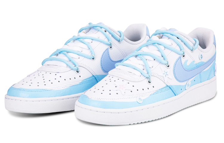 Lookbook (W) 나이키 코트 버로우 로우 2 '여름 바다' (화이트 블루) CD5434-115(TeamF-夏日海洋)