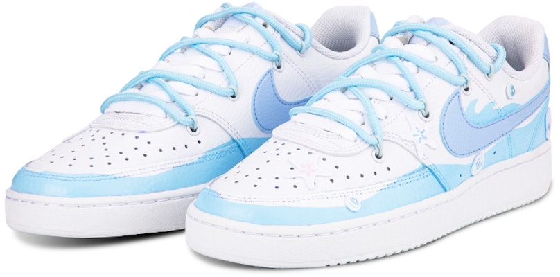 (W) 나이키 코트 버로우 로우 2 '여름 바다' (화이트 블루) CD5434-115(TeamF-夏日海洋) Lookbook (W) 나이키 코트 버로우 로우 2 '여름 바다' (화이트 블루) CD5434-115(TeamF-夏日海洋)