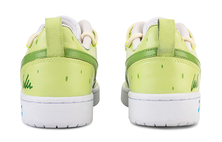 Purchase 【訂製球鞋】 Nike Court Borough Low 2 夏日主題 可愛卡通音符 解構綁帶 低筒 板鞋 女款 綠白