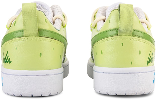 【訂製球鞋】 Nike Court Borough Low 2 夏日主題 可愛卡通音符 解構綁帶 低筒 板鞋 女款 綠白 Purchase 【訂製球鞋】 Nike Court Borough Low 2 夏日主題 可愛卡通音符 解構綁帶 低筒 板鞋 女款 綠白