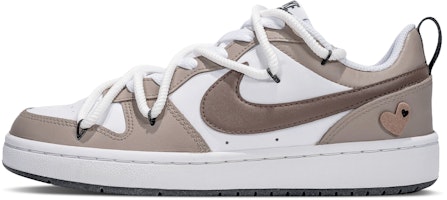 【訂製球鞋】 Nike Court Borough Low 2 絲絨可可 厚底 防滑 防滑耐磨 低筒 運動鞋 女款 咖啡色 Buy 【訂製球鞋】 Nike Court Borough Low 2 絲絨可可 厚底 防滑 防滑耐磨 低筒 運動鞋 女款 咖啡色