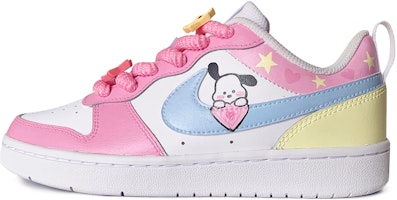 【客製球鞋】Nike Court Borough Low 2 巴胺星心狗 防滑減震 低筒 板鞋 女款 白粉黃 Buy 【客製球鞋】Nike Court Borough Low 2 巴胺星心狗 防滑減震 低筒 板鞋 女款 白粉黃