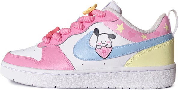 (W) Zapatillas Nike Court Borough Low 2 'Blanco Rosa Amarillo' BQ5448-100(TeamD-GS款星心狗) Buy (W) Zapatillas Nike Court Borough Low 2 'Blanco Rosa Amarillo' BQ5448-100(TeamD-GS款星心狗)