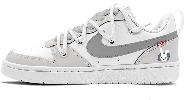 (W) Zapatillas Nike Court Borough Low 2 'Año del Conejo Dibujo Blanco Gris' BQ5448-100(TeamK-扬眉兔气) Buy (W) Zapatillas Nike Court Borough Low 2 'Año del Conejo Dibujo Blanco Gris' BQ5448-100(TeamK-扬眉兔气)