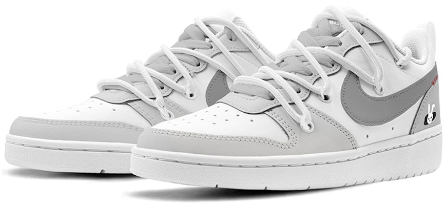 (W) Zapatillas Nike Court Borough Low 2 'Año del Conejo Dibujo Blanco Gris' BQ5448-100(TeamK-扬眉兔气) Lookbook (W) Zapatillas Nike Court Borough Low 2 'Año del Conejo Dibujo Blanco Gris' BQ5448-100(TeamK-扬眉兔气)