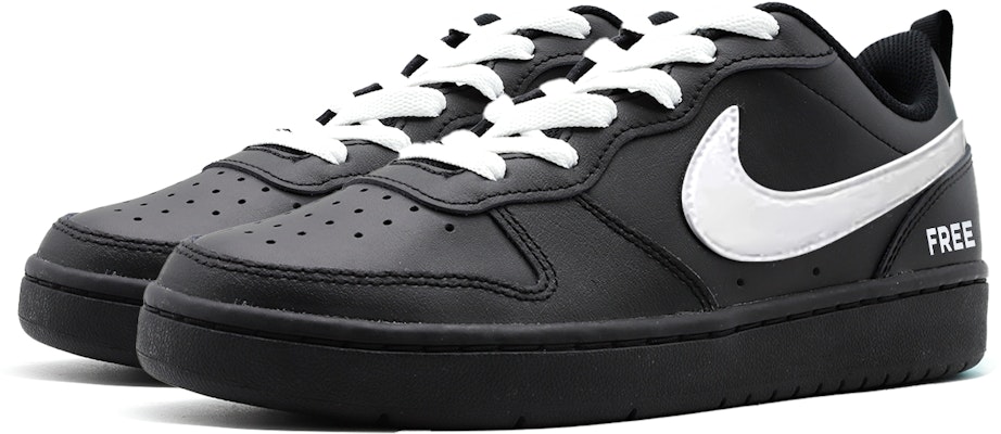 【訂製球鞋】Nike Court Borough系列 FREE黑武士 街頭潮流 經典復古 百搭 個性高街 低筒 板鞋 女款 黑白 Shop 【訂製球鞋】Nike Court Borough系列 FREE黑武士 街頭潮流 經典復古 百搭 個性高街 低筒 板鞋 女款 黑白