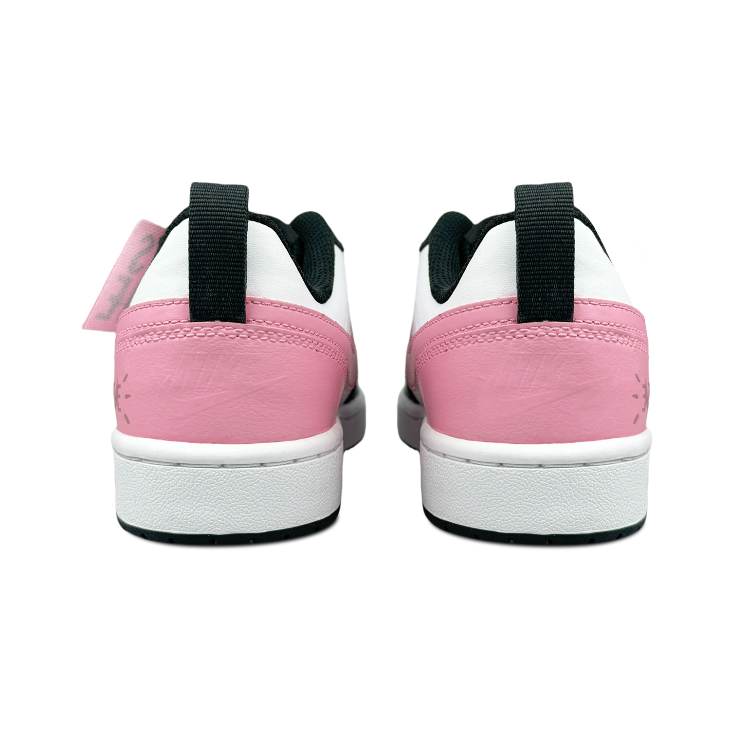 [Custom Shoes] (W) Nike Court Borough Low 'Black Pink' 圖 5