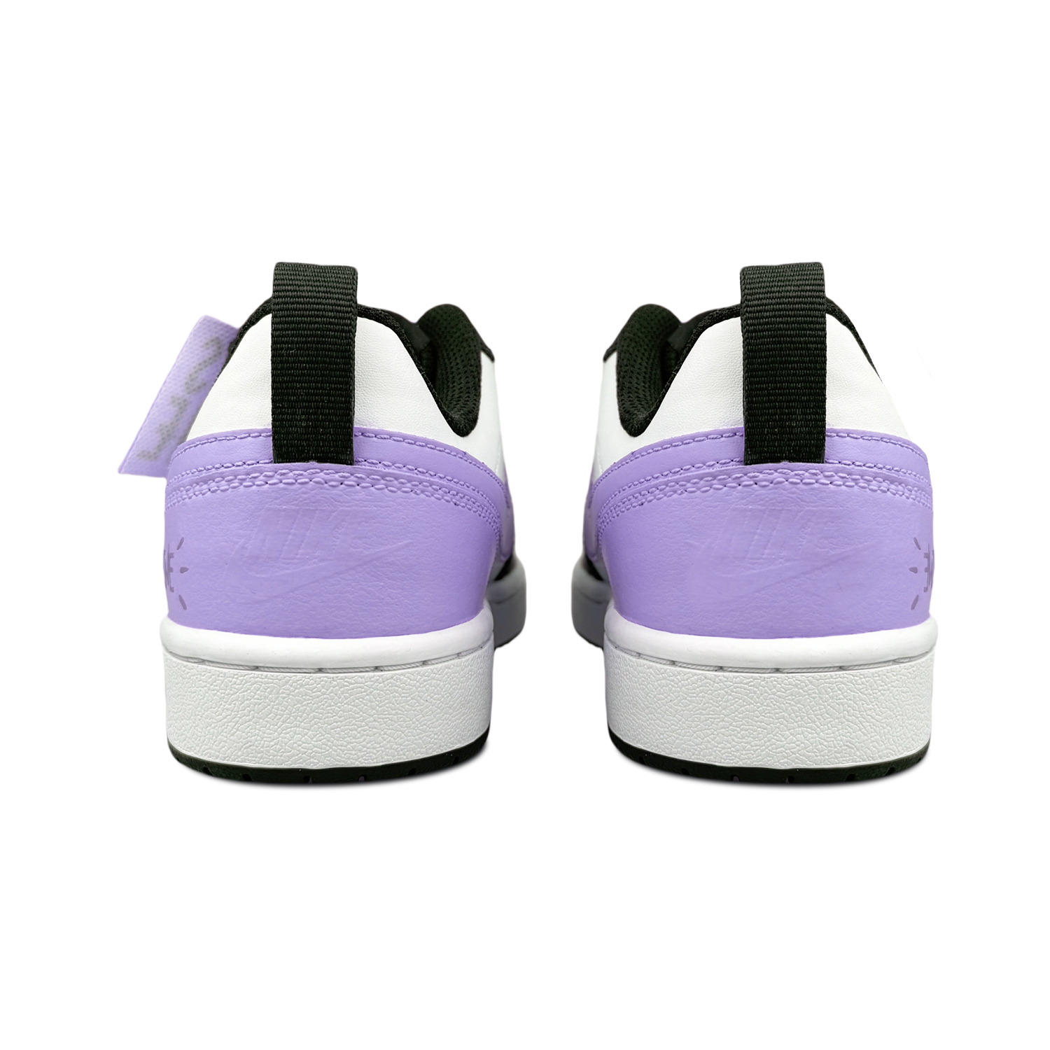 Purchase (W) 【カスタムシューズ】(レディース) ナイキ コートバロー ロー 'ブラック パープル ホワイト' BQ5448-115(Team299-女款香芋少女）